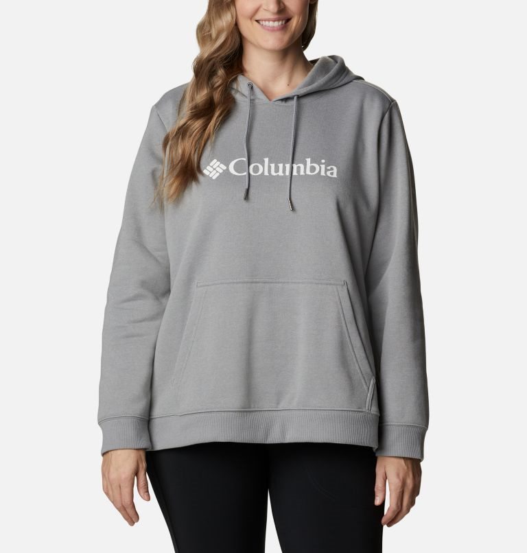 Columbia Logo Hettegensere Dame Grå | Plus Size 12069J